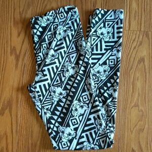 Disney Simba Lion King leggings Sz M  NWOT